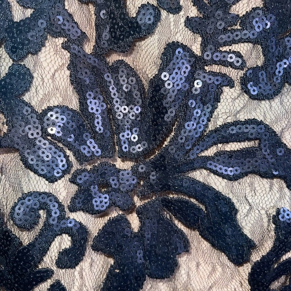 Dress the Population Black Floral Lace Mini Dress - Picture 8 of 12